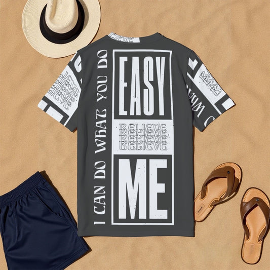 All-Over Print Men's O-Neck T-Shirt | 190GSM Cotton