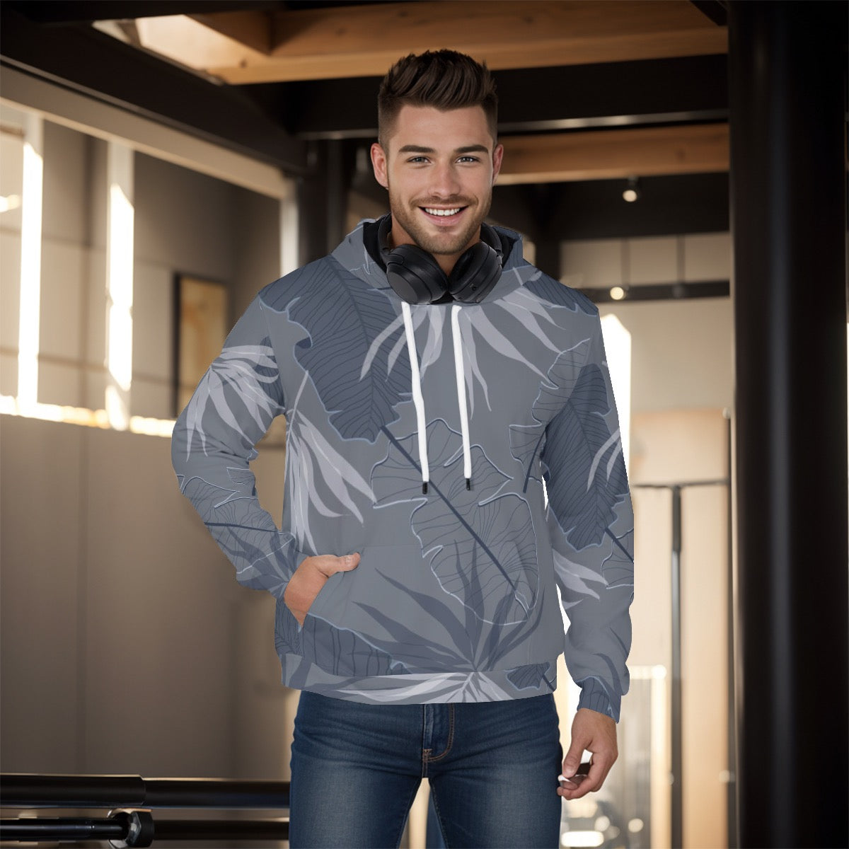All-Over Print Men's Pullover Hoodie