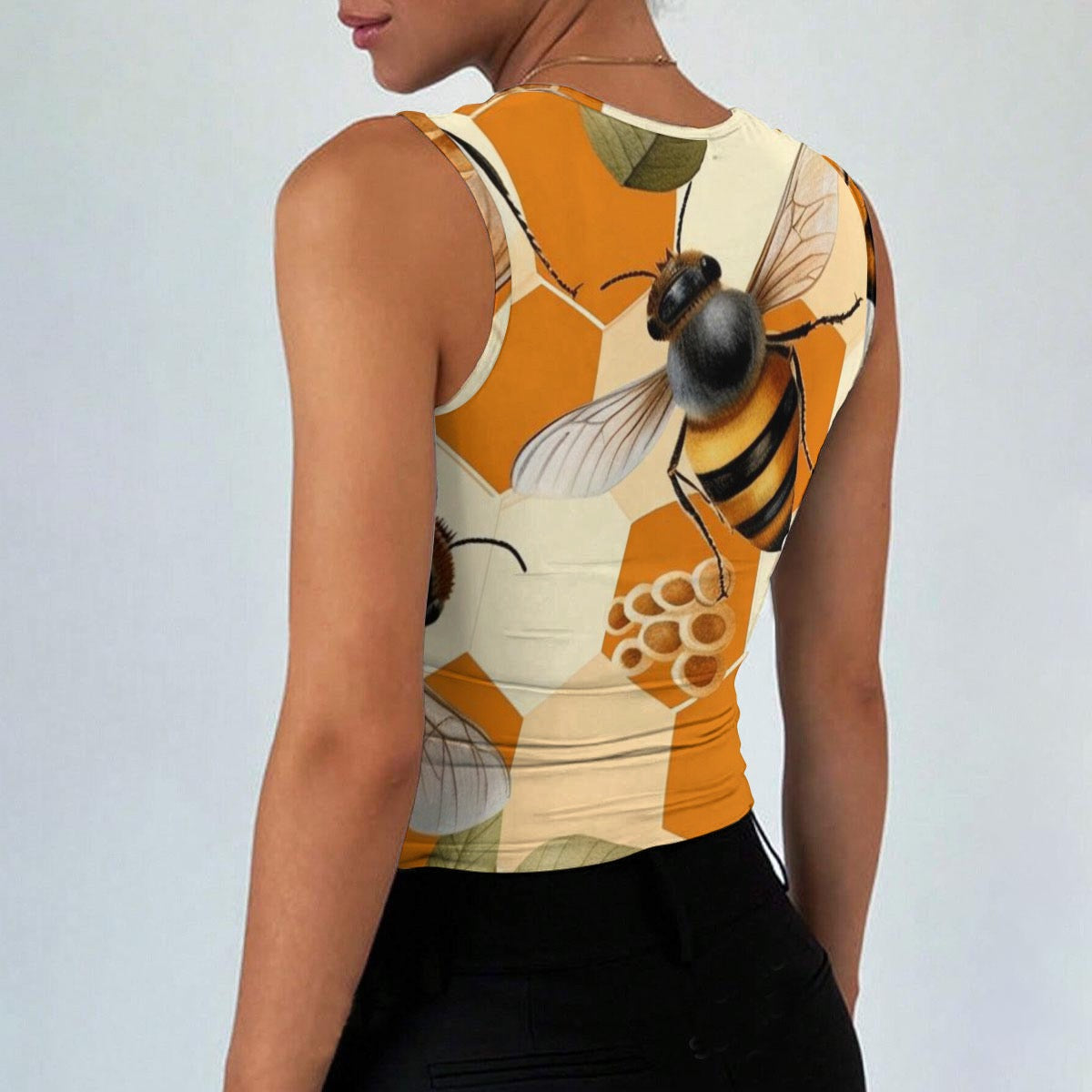 All-Over Print Women’s Sleeveless Square Neck Tank Top