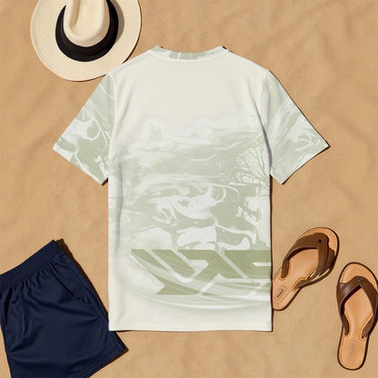 All-Over Print Men's O-Neck T-Shirt | 190GSM Cotton