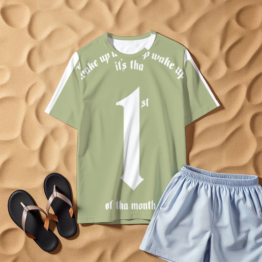 All-Over Print Men's O-Neck T-Shirt | 190GSM Cotton