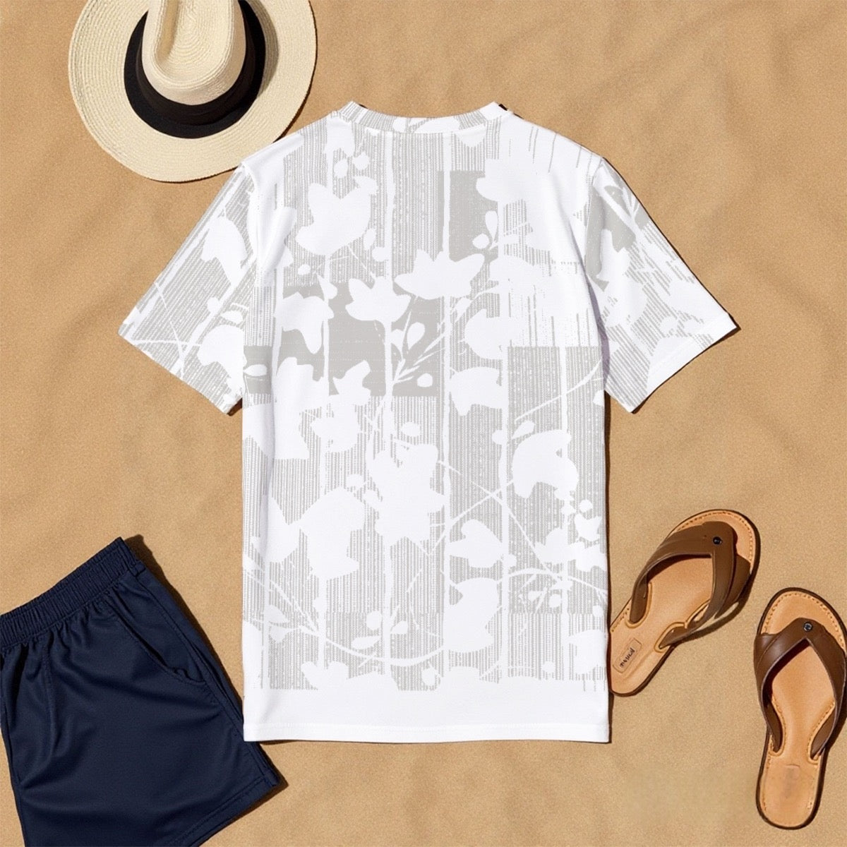 All-Over Print Men's O-Neck T-Shirt | 190GSM Cotton