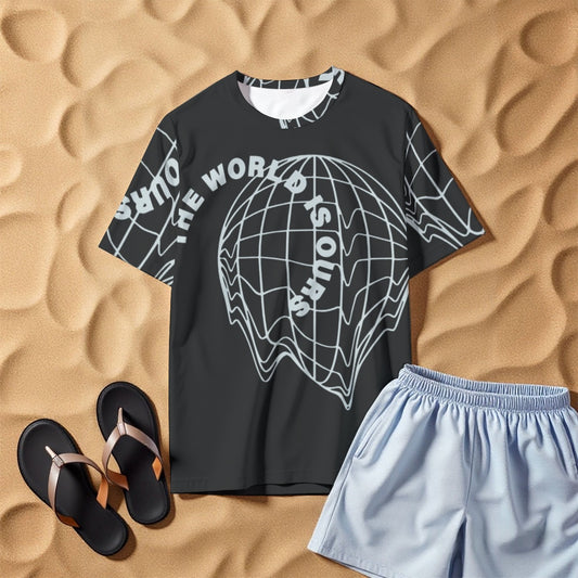 All-Over Print Men's O-Neck T-Shirt | 190GSM Cotton