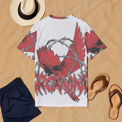 All-Over Print Men's O-Neck T-Shirt | 190GSM Cotton