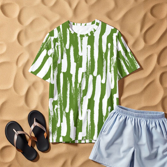 All-Over Print Men's O-Neck T-Shirt | 190GSM Cotton