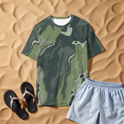 All-Over Print Men's O-Neck T-Shirt | 190GSM Cotton