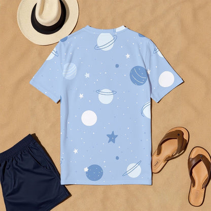 All-Over Print Men's O-Neck T-Shirt | 190GSM Cotton