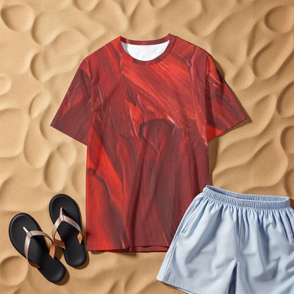 All-Over Print Men's O-Neck T-Shirt | 190GSM Cotton