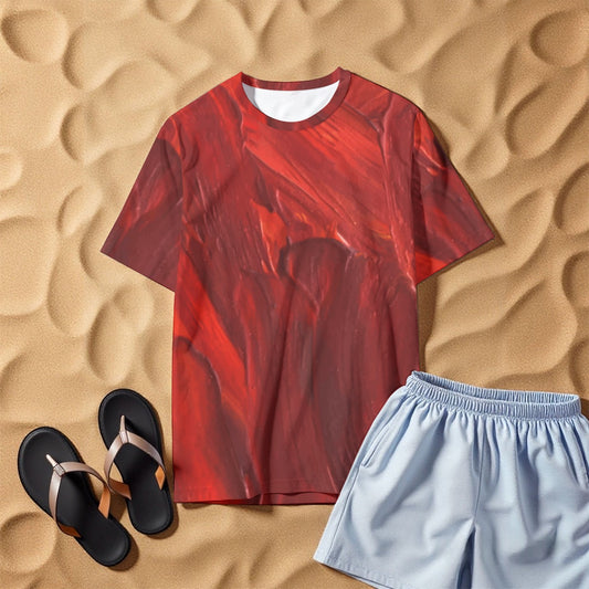 All-Over Print Men's O-Neck T-Shirt | 190GSM Cotton