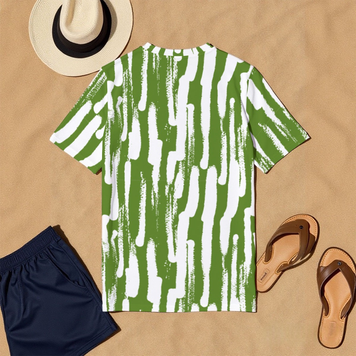 All-Over Print Men's O-Neck T-Shirt | 190GSM Cotton